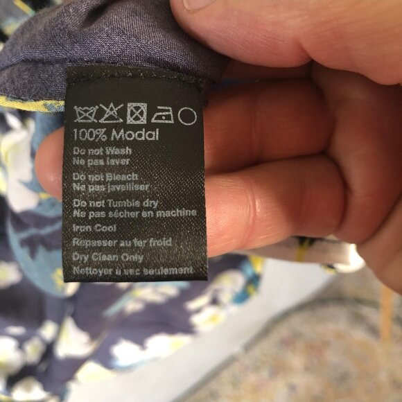 Anthropologie Kimono Cardigan Womens One Size Lemon Floral Boho Modal Lightweigh - Picture 6 of 16